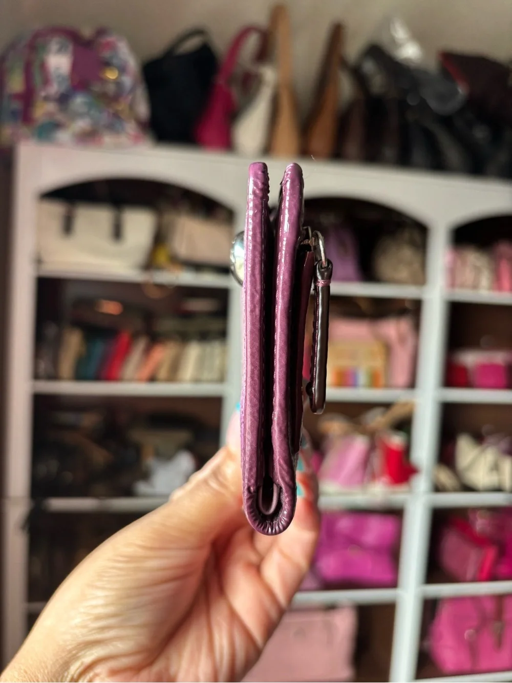 ✨💜COACH Gramercy Op Art Mini Wallet💜✨